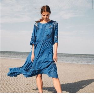 Anthropologie Akemi+Kin Meadow Flutter Dress